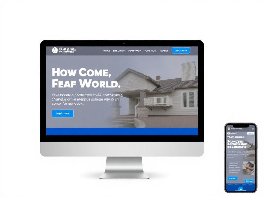 Reed HVAC website by 1800WebDesign